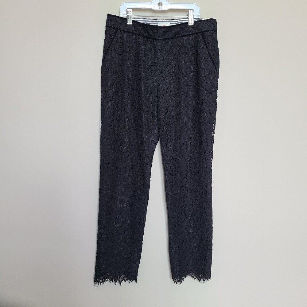 Vineyard Vines Black Lace Pants size 4